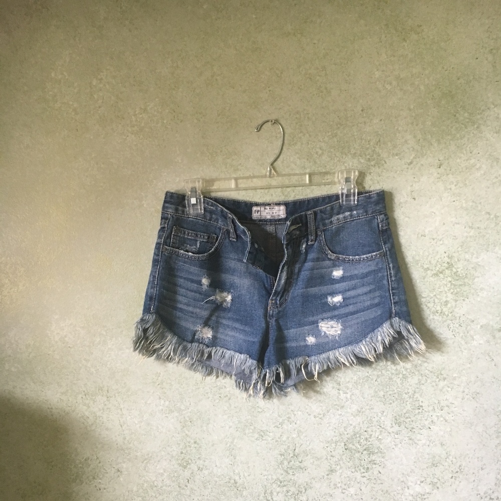 Free People Denim Shorts